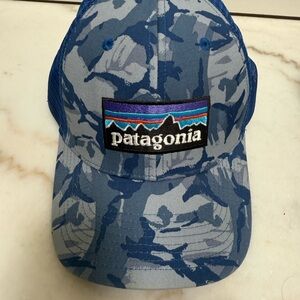 Patagonia blue camo cap